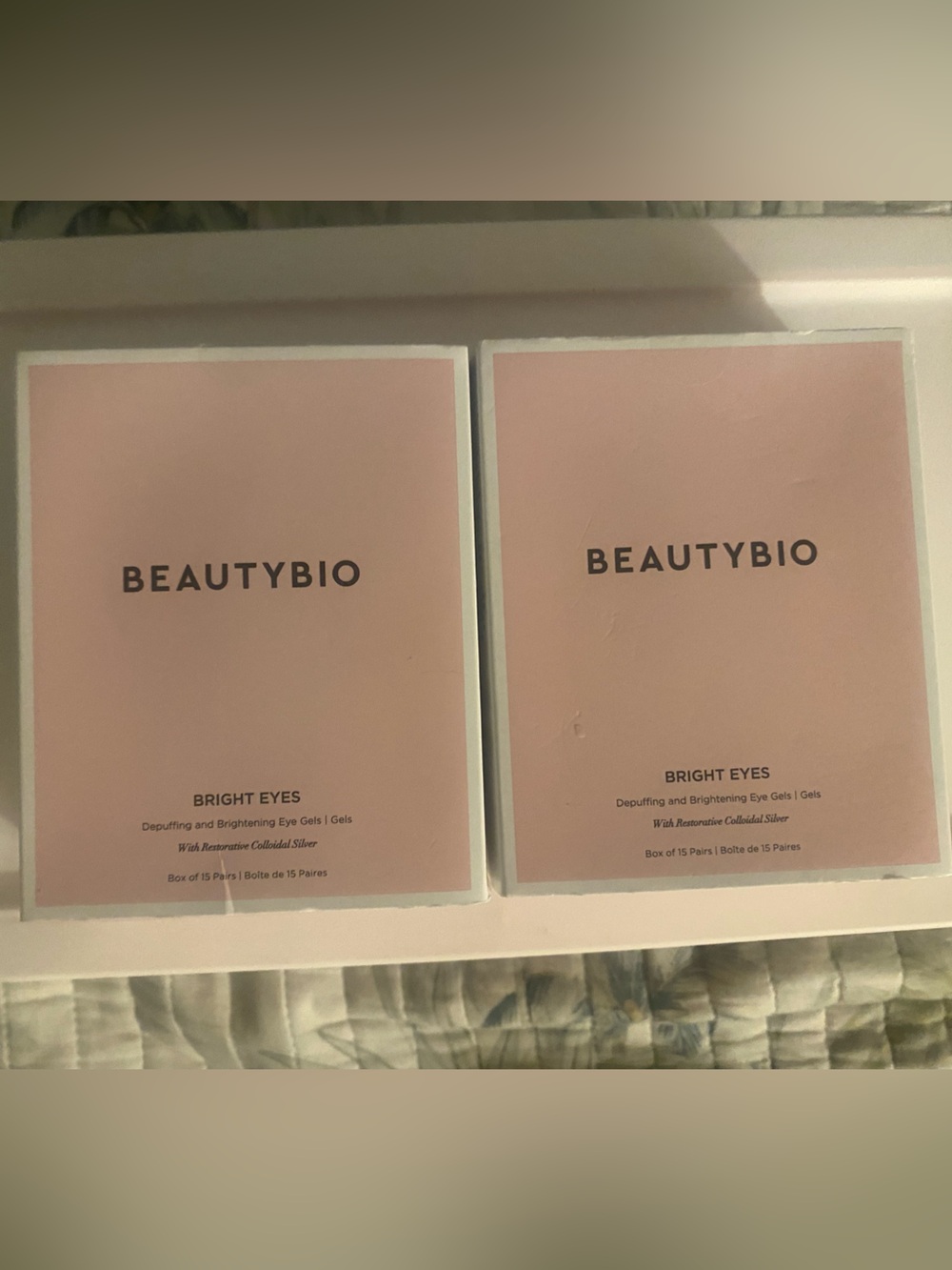 BeautyBio Bright Eyes Eye Gels eye De-puffer & Brightener NEW! 2 boxes